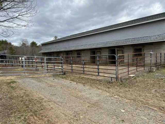 a backyard of a house