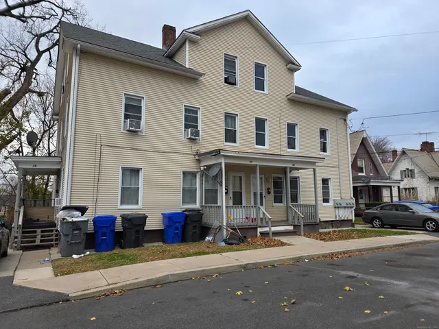 a view of a house with a patio