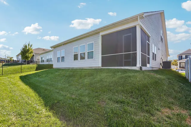 a house view with a garden space