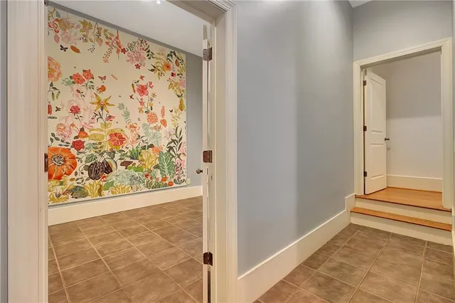 a view of an empty room