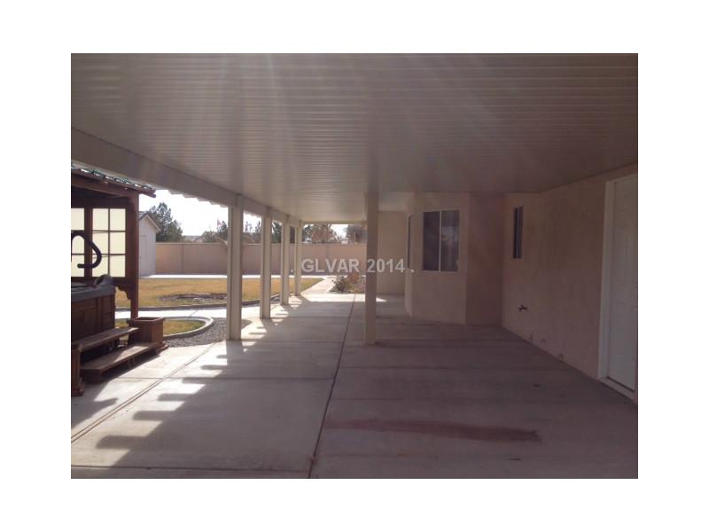 381 Big Five Road Pahrump, NV 89048 - Photo 28 of 35 Patio/Deck. Huge covered Patio