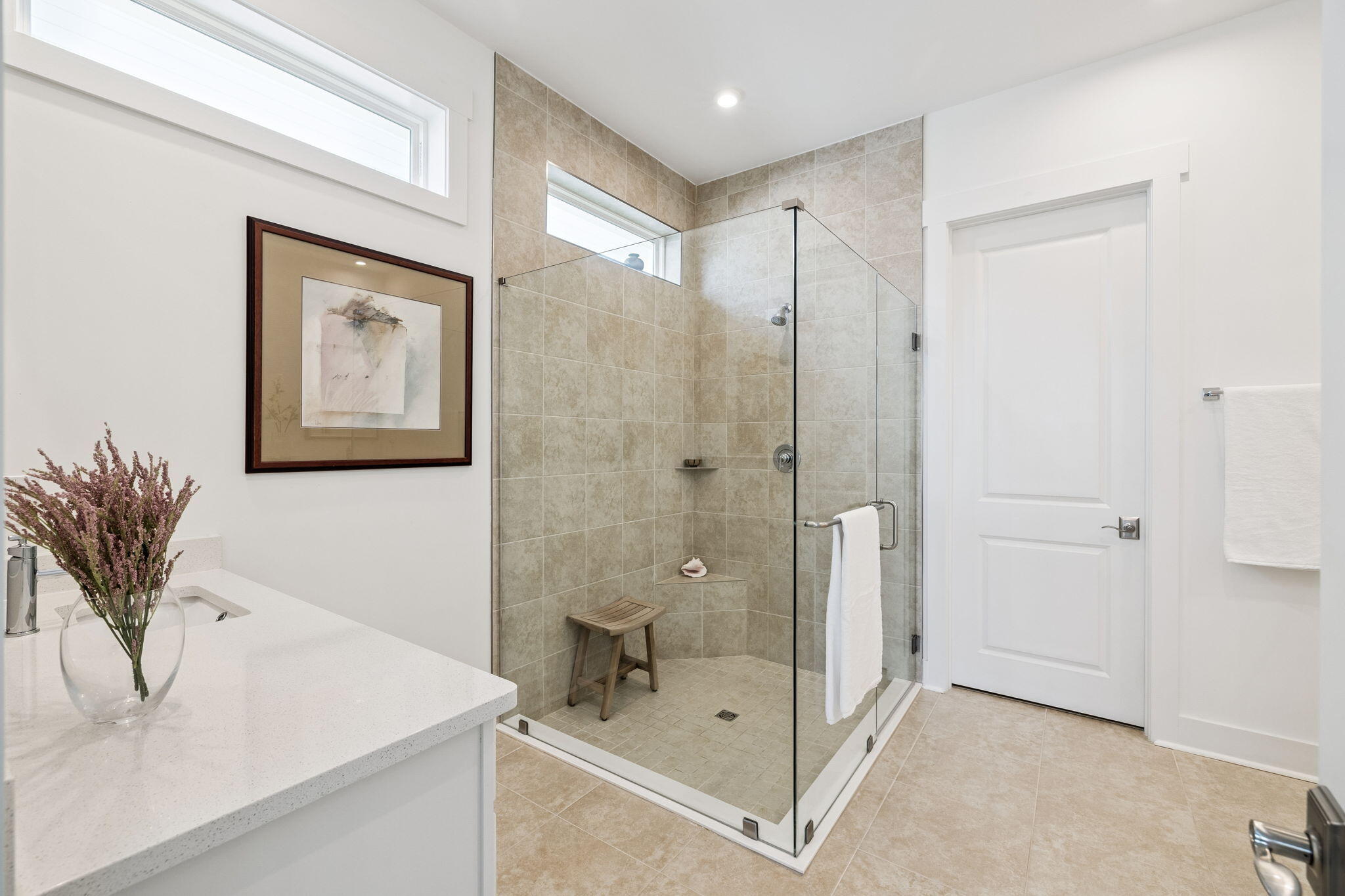 122 Pennekamp Ln Inlet Beach Inlet Beach, FL 32461 - Photo 19 of 66 Primary Bath w/separate sinks