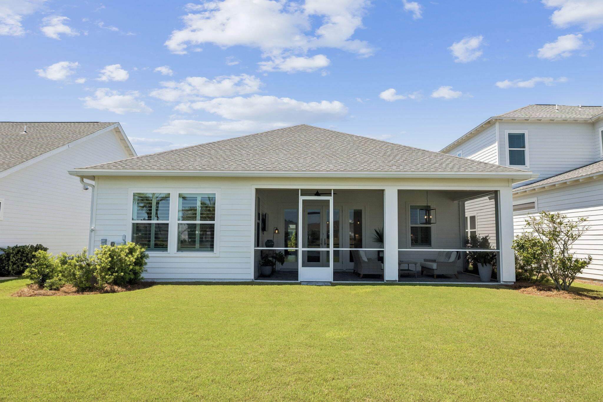 122 Pennekamp Ln Inlet Beach Inlet Beach, FL 32461 - Photo 40 of 66 Double Window View of Yard and Pond