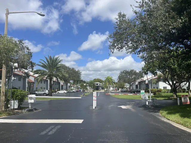 a view of a street with houses