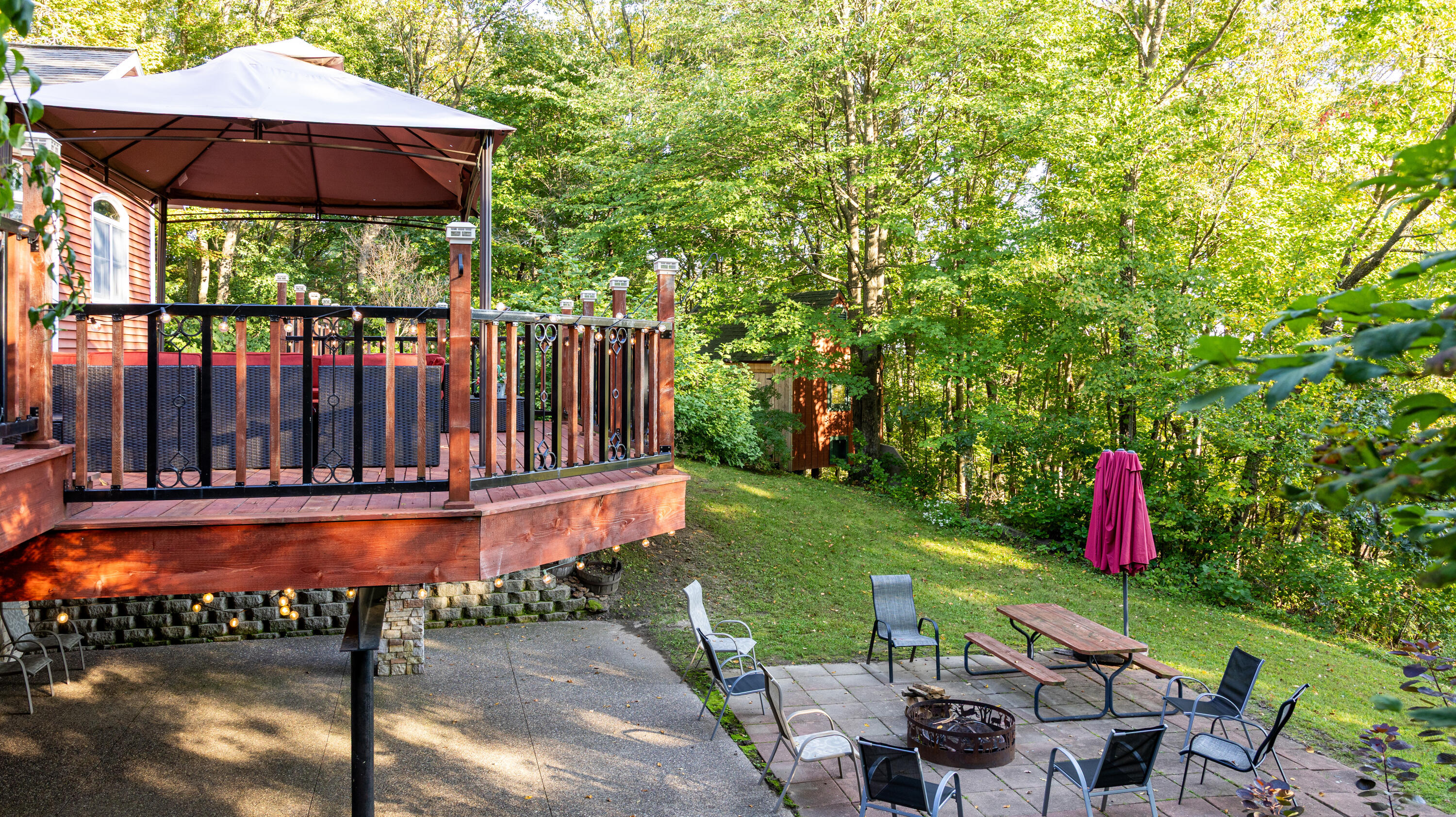 W10753 Hannon Road Black River Falls, WI 54615 - Photo 64 of 84 Exterior Back Deck Area 2