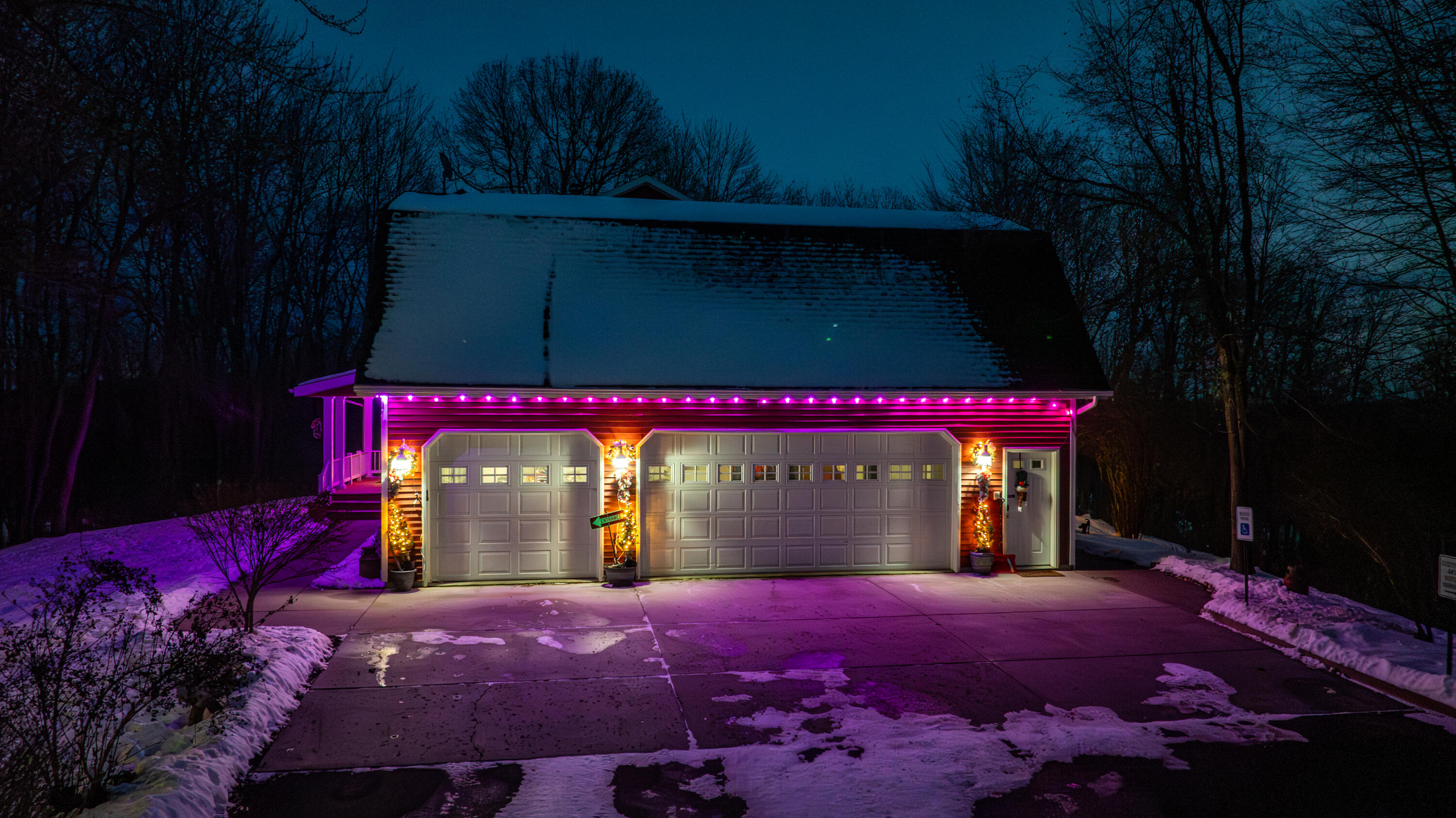 W10753 Hannon Road Black River Falls, WI 54615 - Photo 6 of 103 Exterior Aerial Night 2