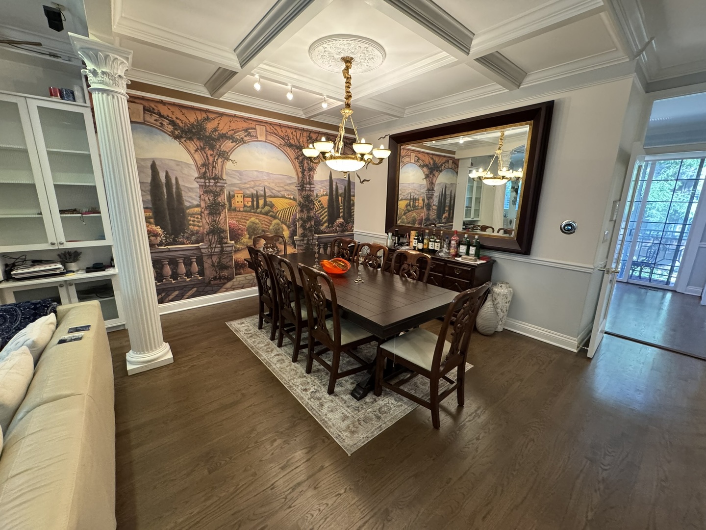 1413 South Prairie Avenue Chicago, IL 60605 - Photo 14 of 29 a view of a dining room with furniture window and wooden floor