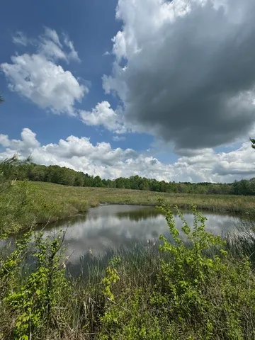 a view of lake with mountain