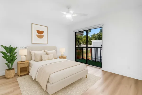 a picture of a bench in a white building