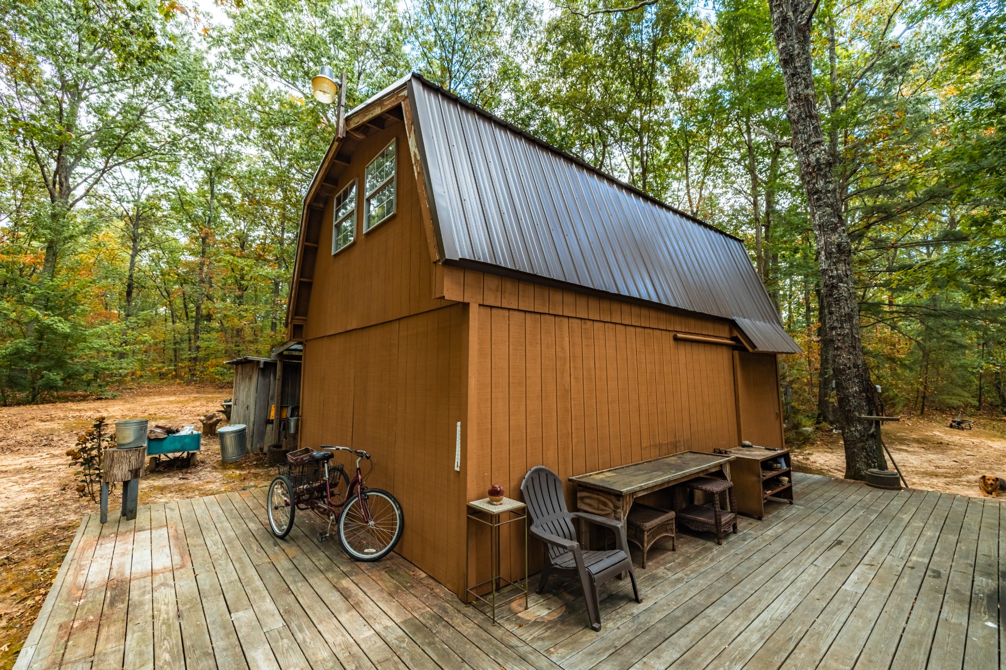 382 Locust Road Dunlap, TN 37327 - Photo 14 of 44 a view of deck with wooden floor and outdoor seating