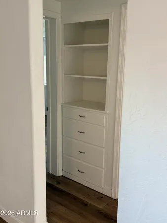 a view of a closet