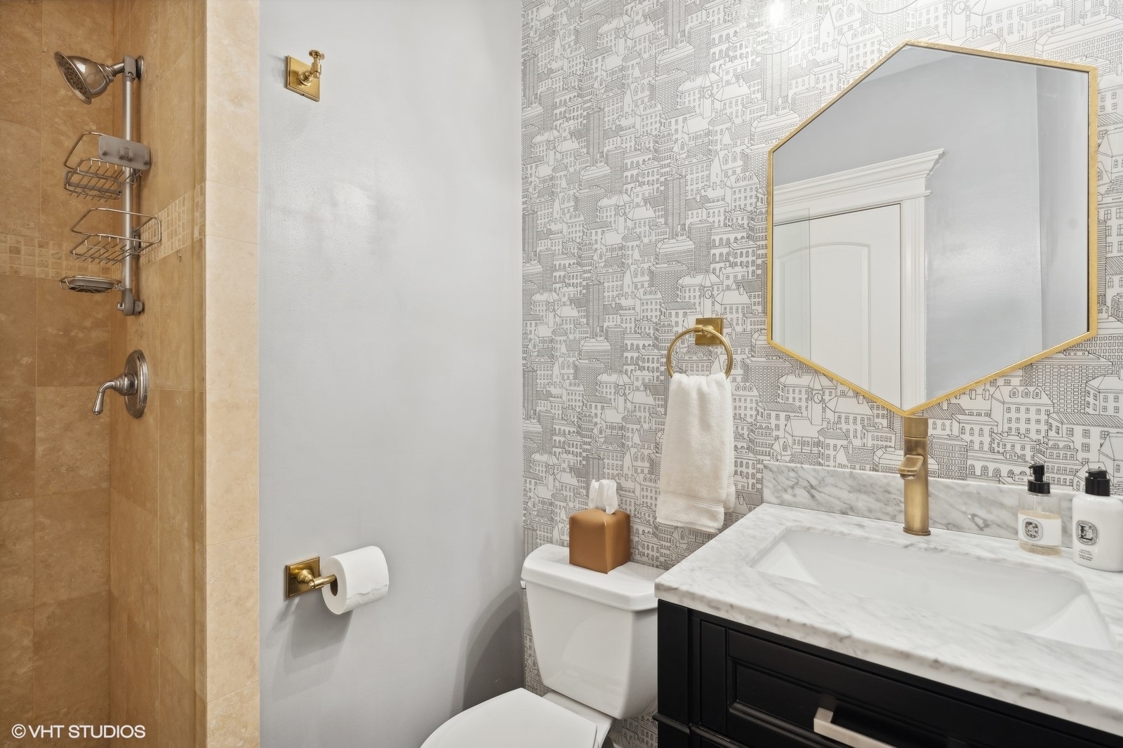 3232 North Seminary Avenue, Unit 3 Chicago, IL 60657 - Photo 16 of 22 a bathroom with a sink and a toilet