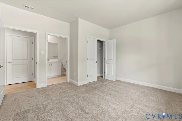 a view of an empty room