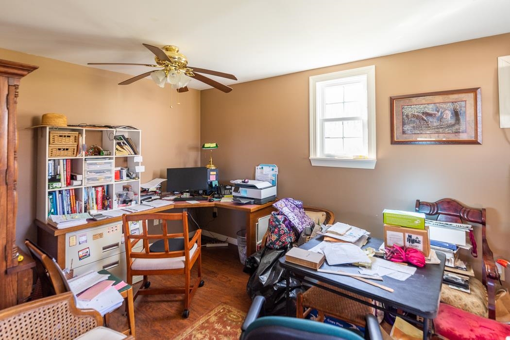 624 Augusta Farms Road Waynesboro, VA 22980 - Photo 55 of 63 a workspace with furniture and book shelf