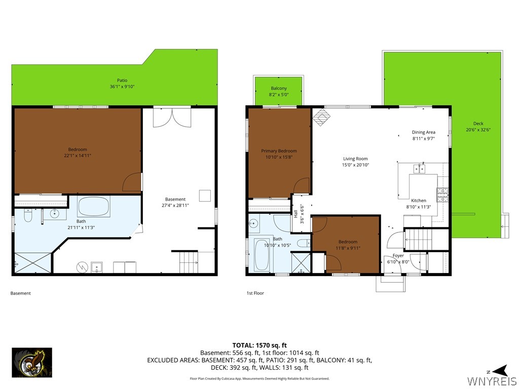 13389 West Schutt Road Sardinia, NY 14030 - Photo 34 of 34 13389 Schutt - Floor Plan Both First Floor & Basem