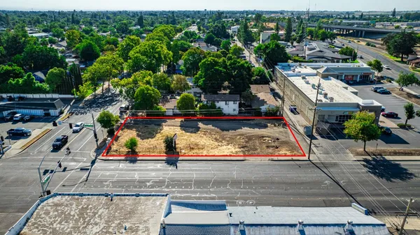 a view of outdoor space with lots of green space