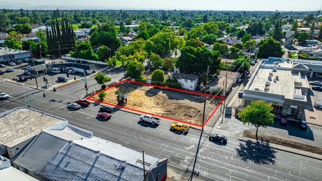 an outdoor space with seating area