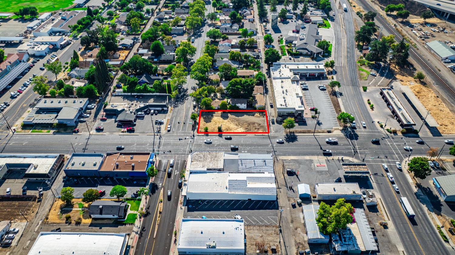 4 East Main Street Merced, CA 95340 - Photo 10 of 13 an aerial view of a city