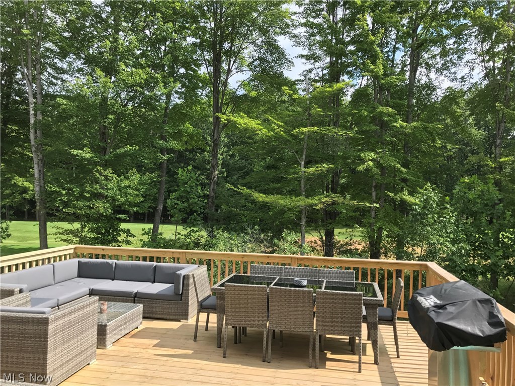 161 Burwick Road Cleveland, OH 44143 - Photo 34 of 35 Large Deck for Entertaining Overlooking the 13th Hole