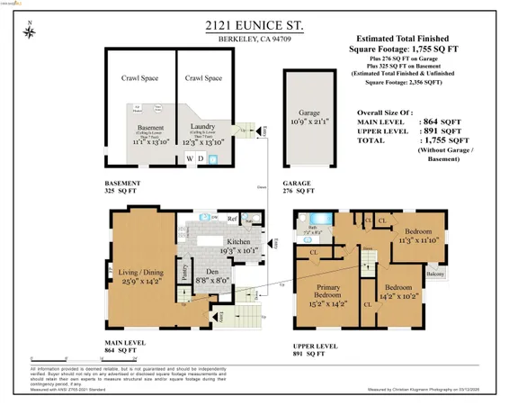 $1,195,000 | 2121 Eunice Street, Berkeley, CA 94707