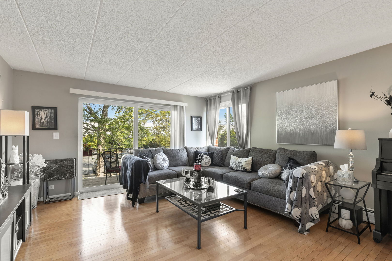 18 East Old Willow Road, Unit 210N Prospect Heights, IL 60070 - Photo 6 of 18 a living room with furniture and a large window