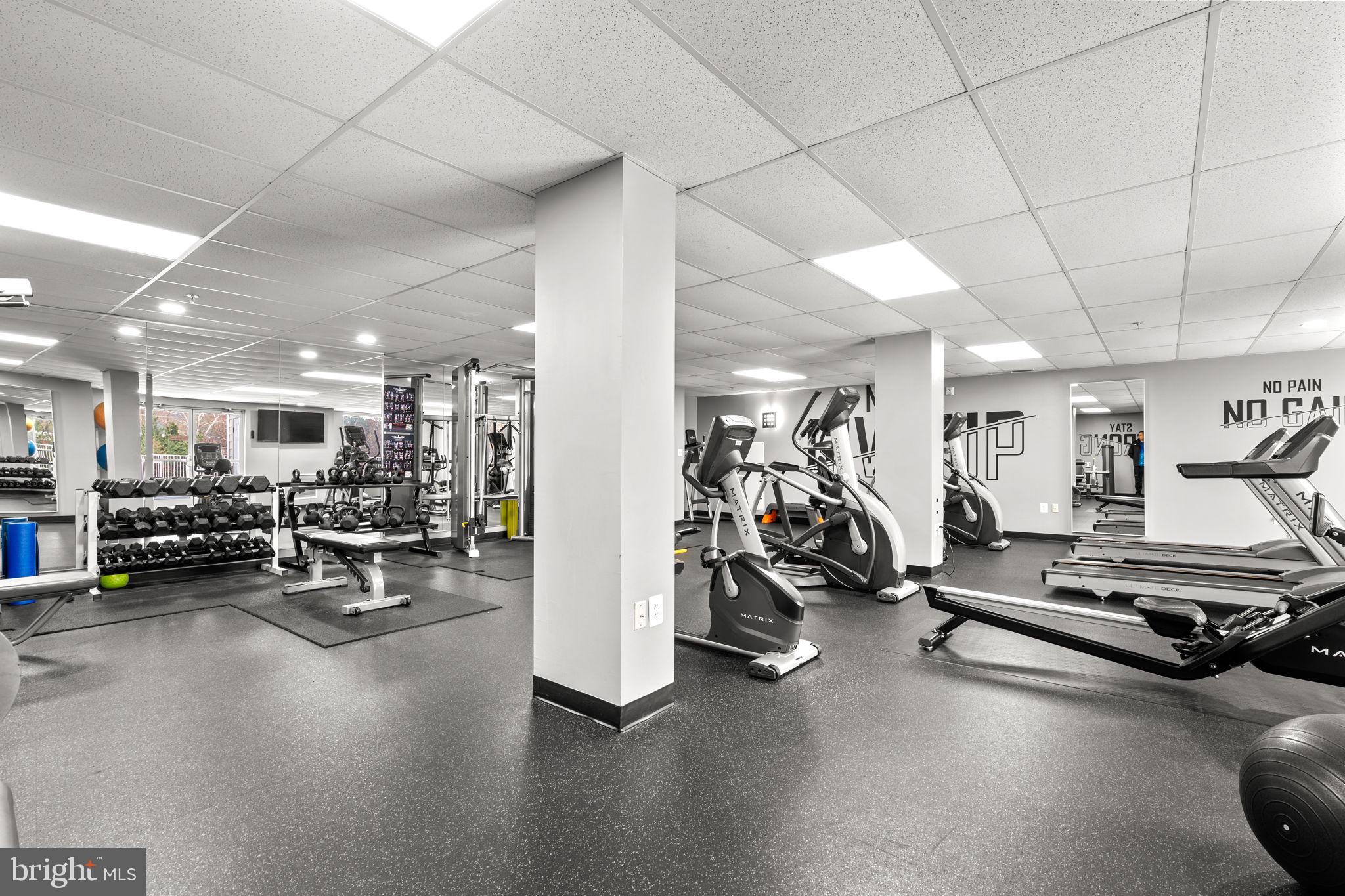 6301 Edsall Road, Unit 500 Alexandria, VA 22312 - Photo 22 of 30 a view of a room with gym equipment