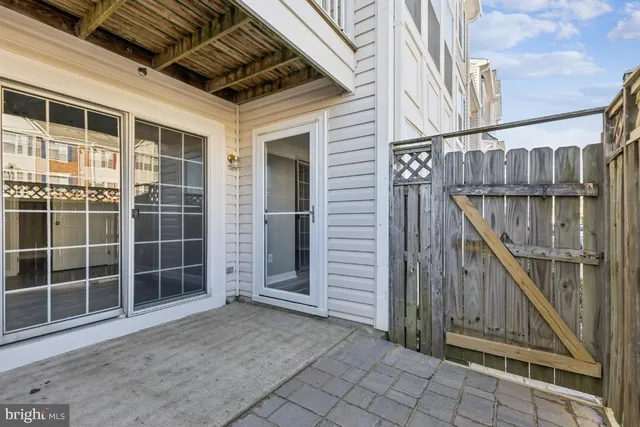 a view of front door