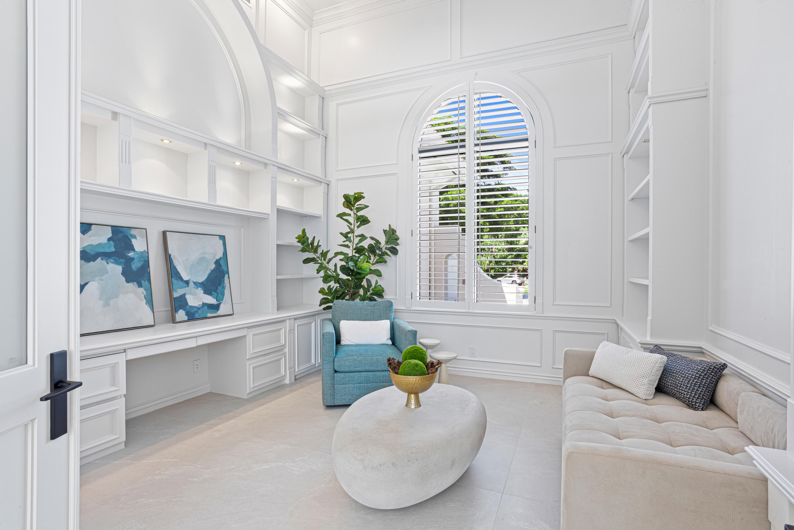 6009 Le Lac Road Boca Raton, FL 33496 - Photo 19 of 35 a living room with furniture and a potted plant