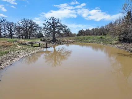 a view of a lake with outdoor space