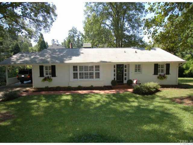 3213 Oak Grove Circle Raleigh, NC 27607 - Photo 1 of 10 Beautiful painted brick ranch with .6 acre lot Exterior Front
