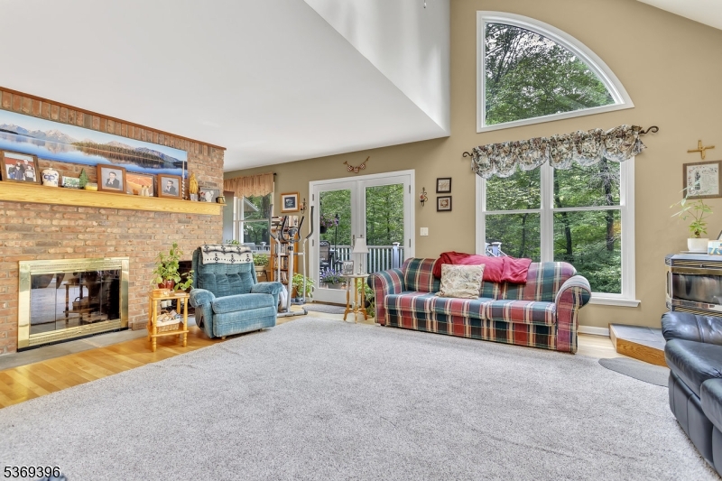 18 Hickory Run Road Califon, NJ 07830 - Photo 15 of 32 a living room with furniture and a fireplace