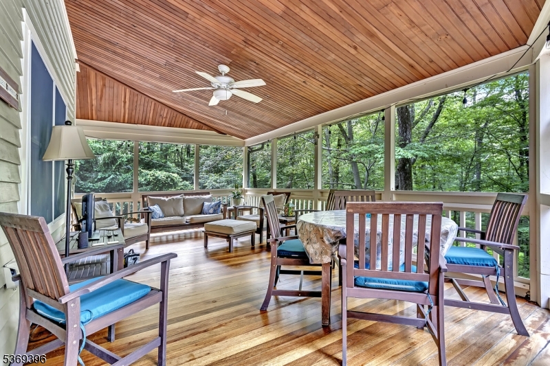 18 Hickory Run Road Califon, NJ 07830 - Photo 25 of 32 a view of a patio with chairs and a table