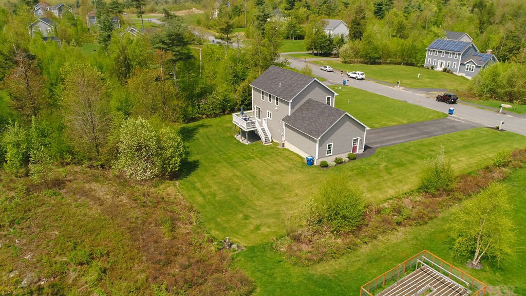 27 Michael Drive Rutland, MA 01543 - Photo 22 of 30 an aerial view of a house with swimming pool and large trees
