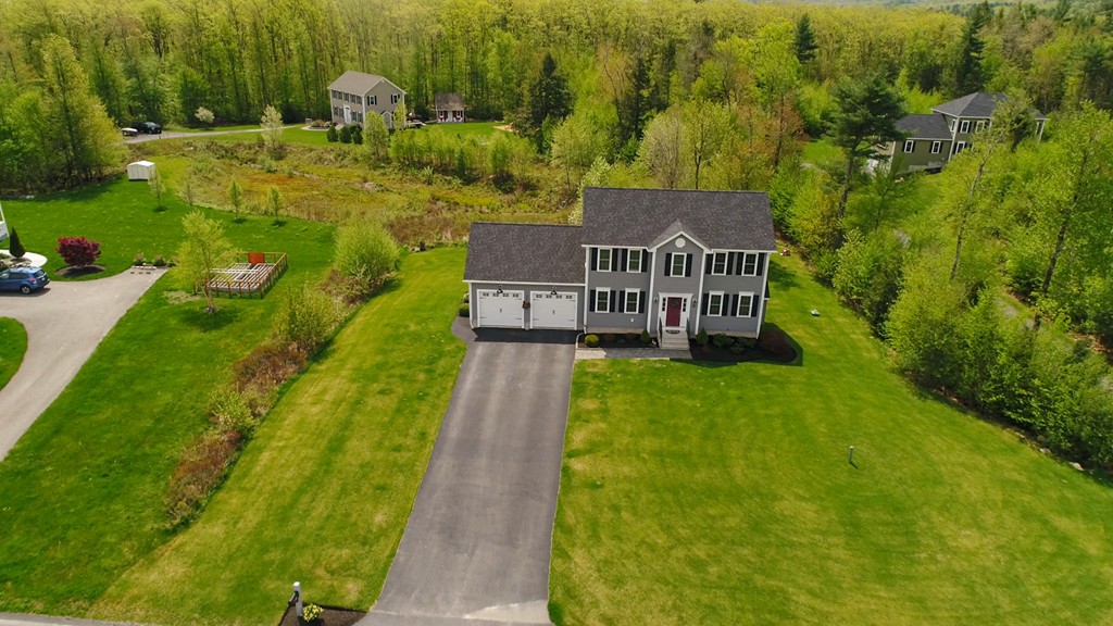 27 Michael Drive Rutland, MA 01543 - Photo 25 of 30 a aerial view of a house with a big yard