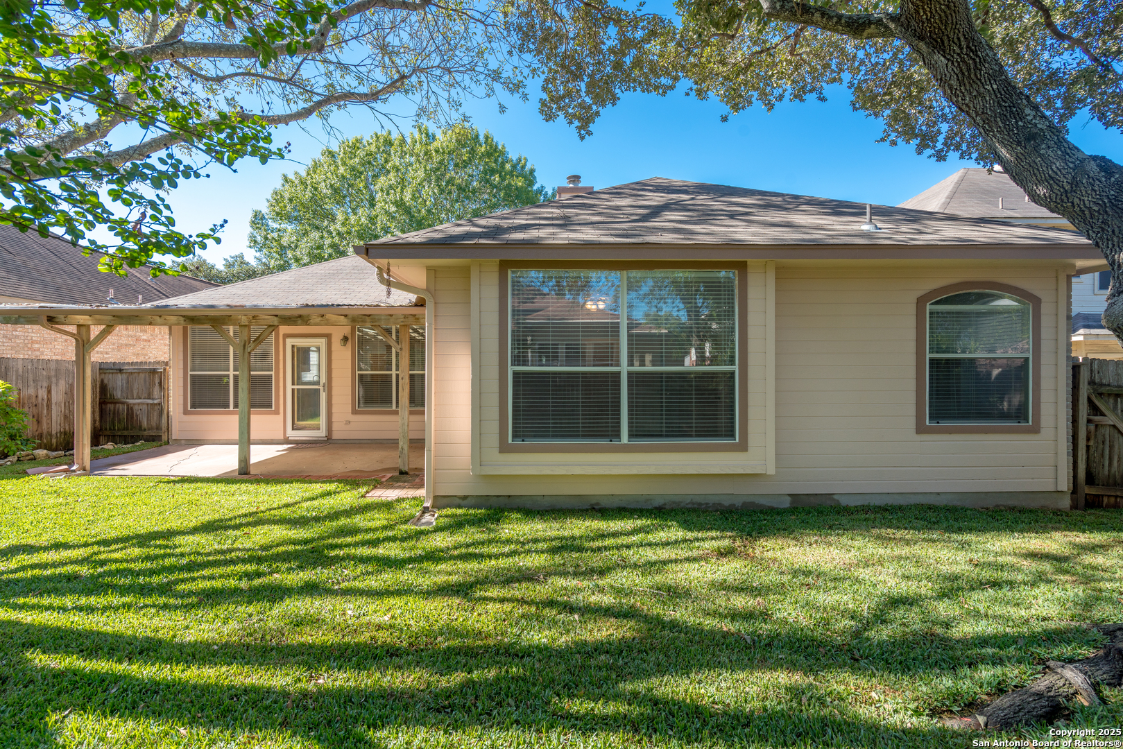 244 Turkey Tree Cibolo, TX 78108 - Photo 42 of 48 a view of a house with a garden