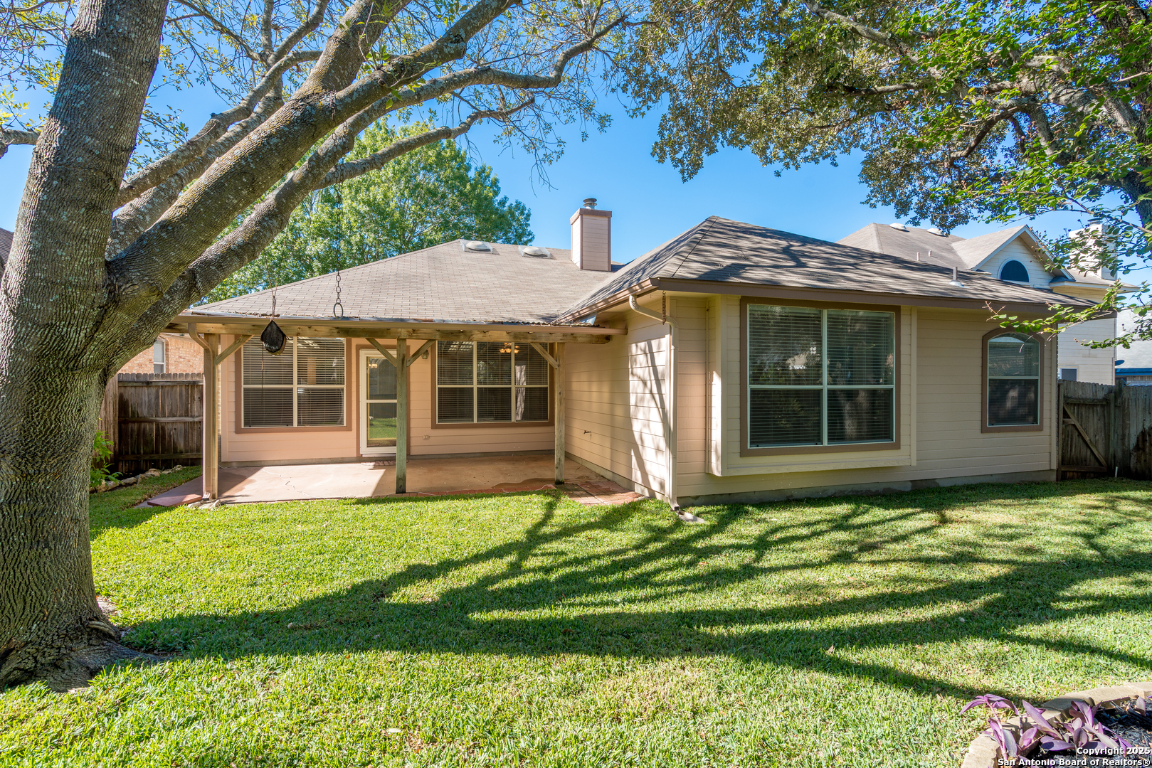 244 Turkey Tree Cibolo, TX 78108 - Photo 43 of 48 a view of a house with a yard