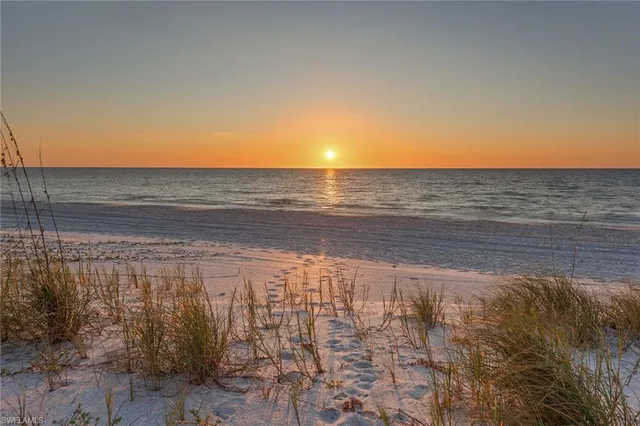 a view of an ocean and beach