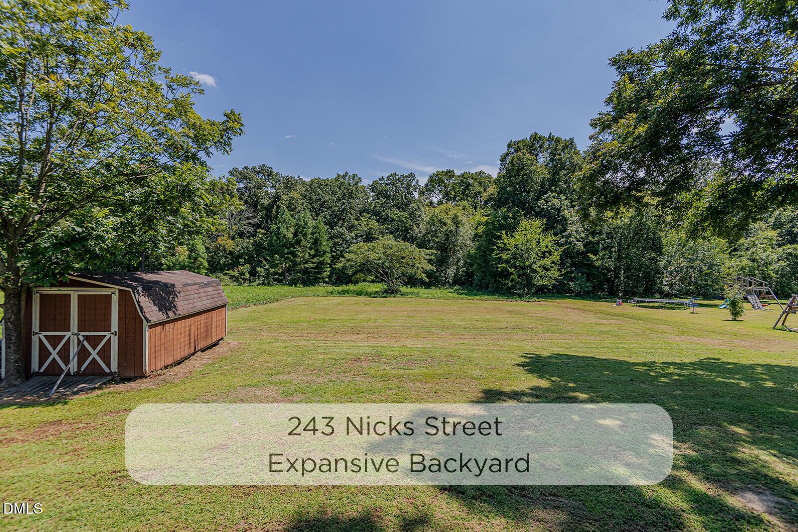 243 Nicks Street Graham, NC 27253 - Photo 11 of 35 Home for sale Graham Large Backyard