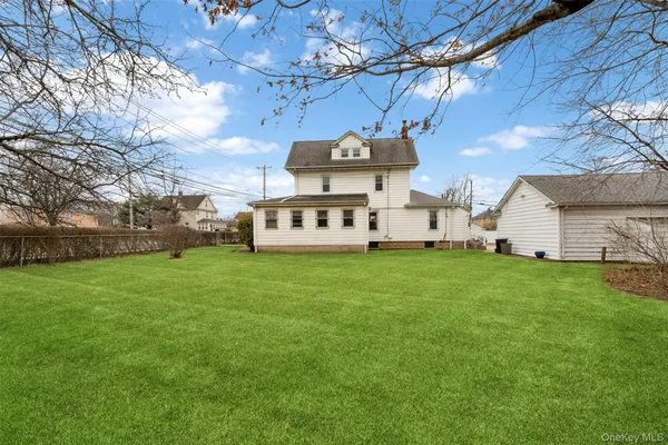 a view of a backyard with a garden