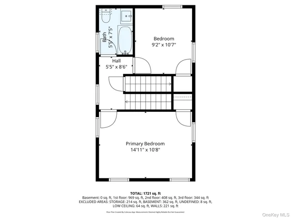 a picture of a wall with a white wall