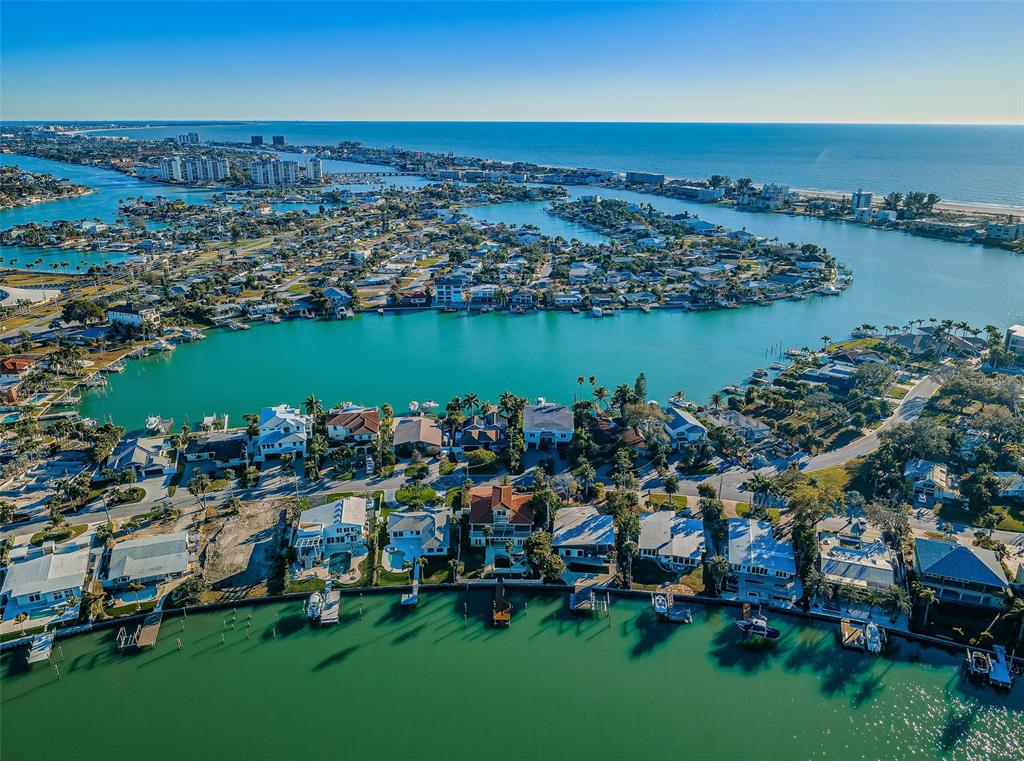 30 Dolphin Drive Treasure Island, FL 33706 - Photo 10 of 71 an aerial view of a houses with a lake view