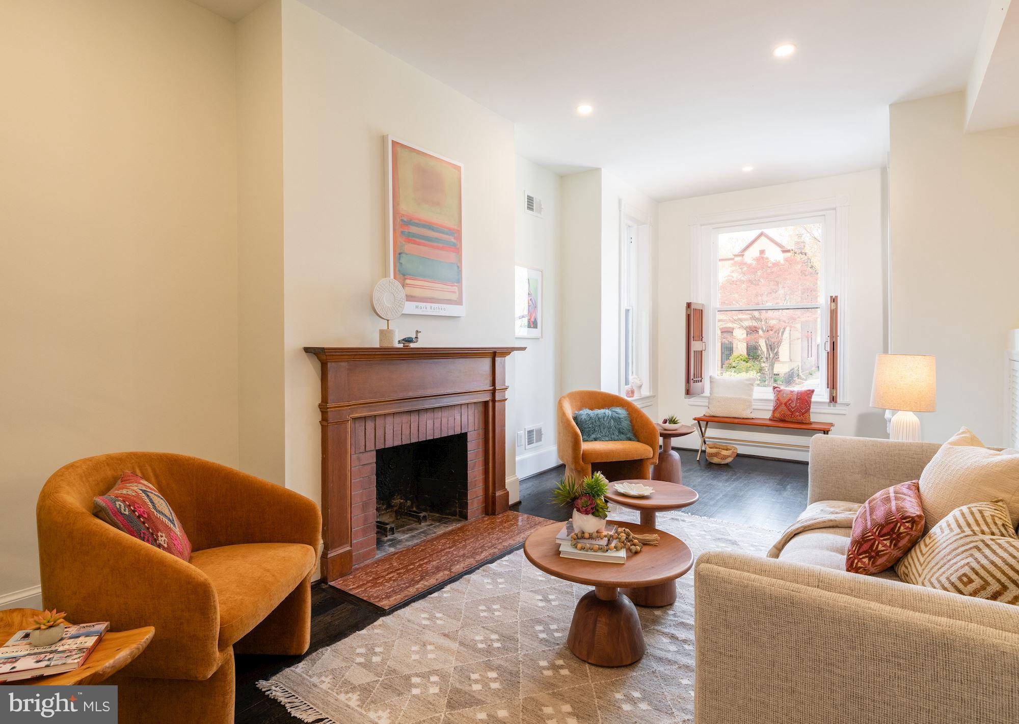 320 12th Street Southeast Washington, DC 20003 - Photo 3 of 20 TWO wood burning fireplaces