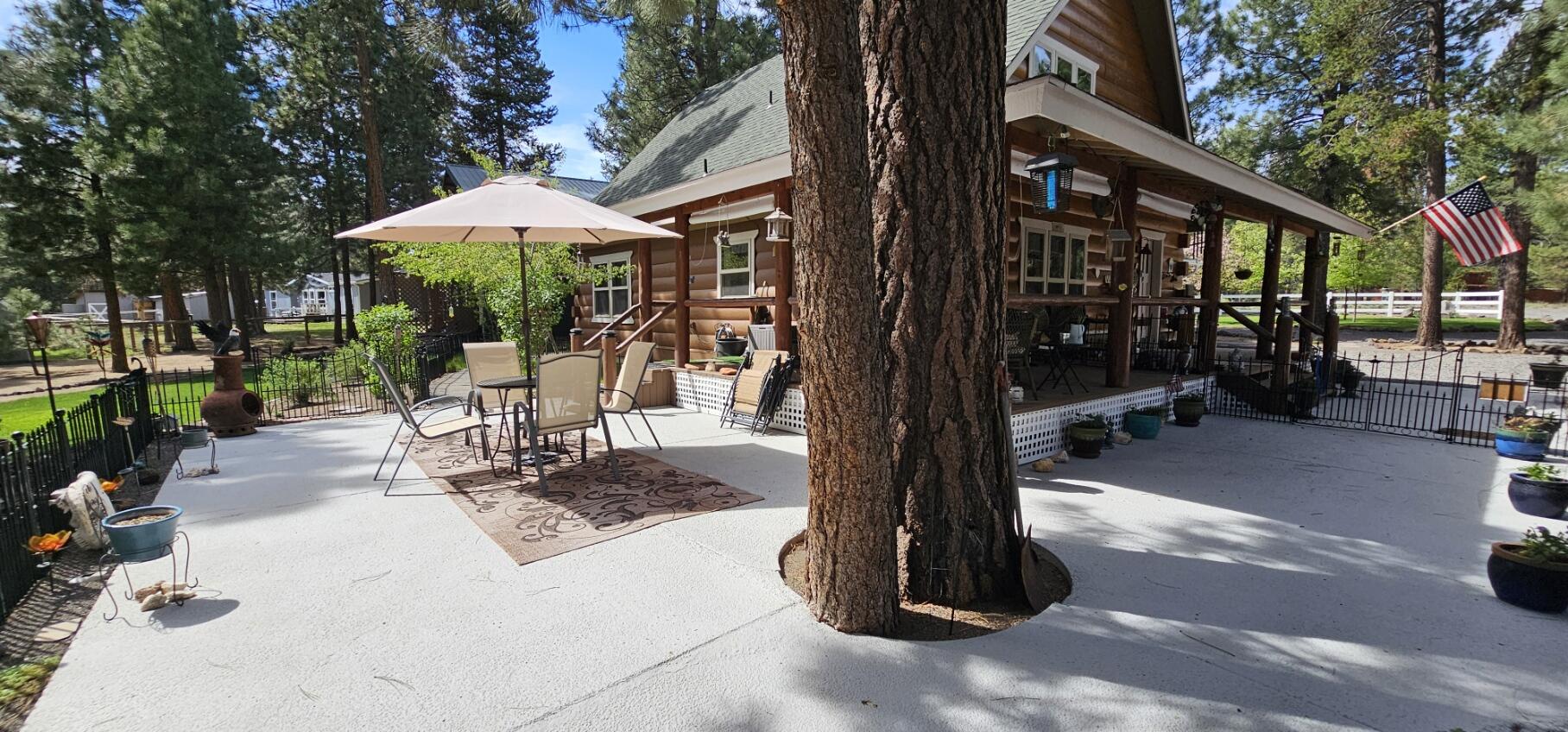 17659 Rosland Road La Pine, OR 97739 - Photo 3 of 33 a view of outdoor space yard deck patio and outdoor kitchen