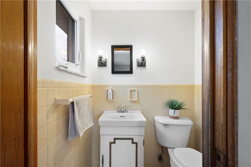 36 Swihart Road Canonsburg, PA 15317 - Photo 27 of 37 a bathroom with a toilet sink and mirror