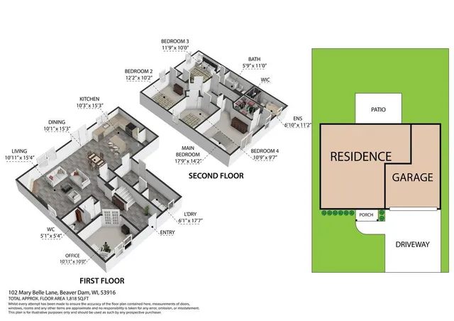 $389,900 | 102 Mary Belle Lane, Beaver Dam, WI 53916