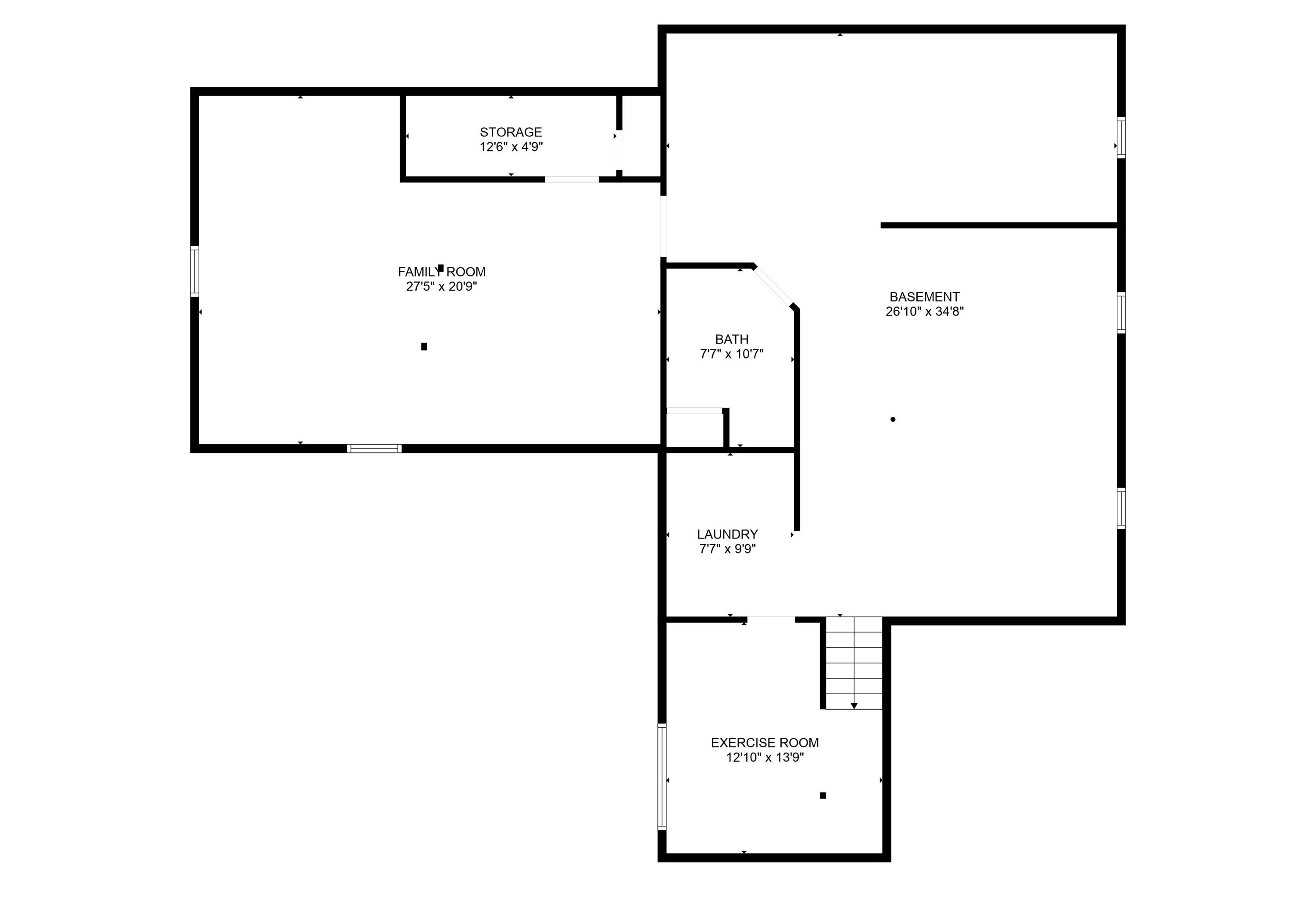 9090 East 32 Road Cadillac, MI 49601 - Photo 65 of 65 Basement Floor Plan