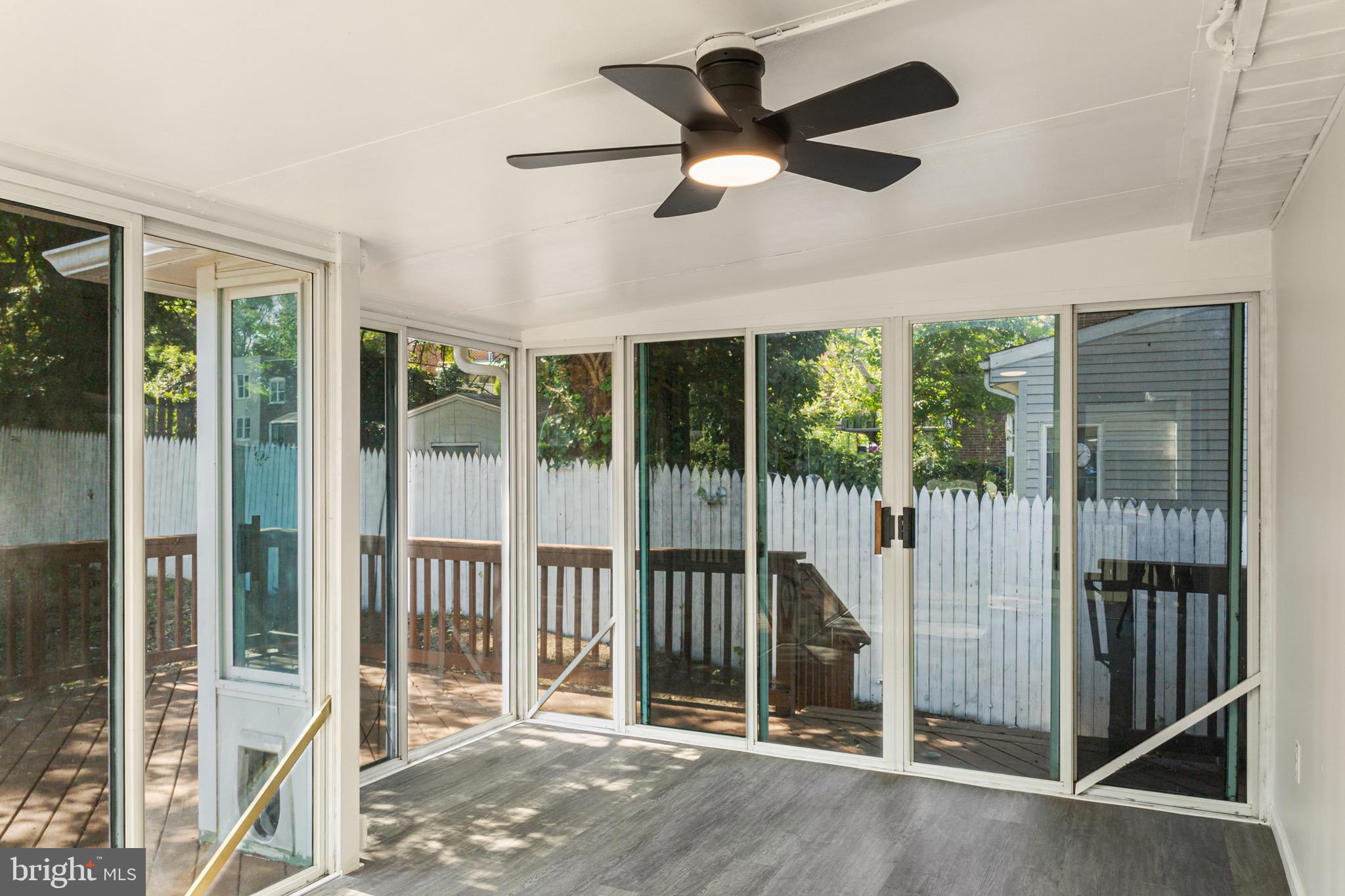 4042 6th Street Baltimore, MD 21225 - Photo 23 of 31 a view of a balcony with a large window