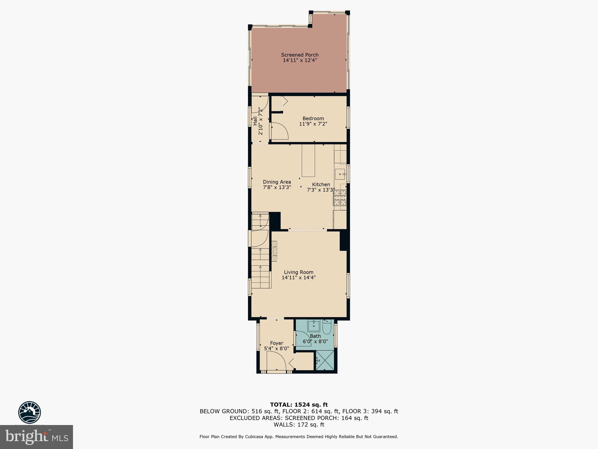 4042 6th Street Baltimore, MD 21225 - Photo 29 of 31 a picture of a wall with a white wall and a painting