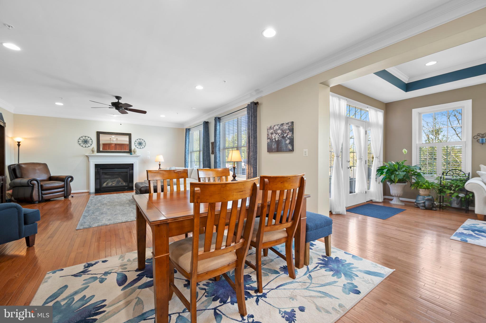 13212 Moonlight Trail Drive Silver Spring, MD 20906 - Photo 22 of 81 a view of a dining room with furniture window and wooden floor