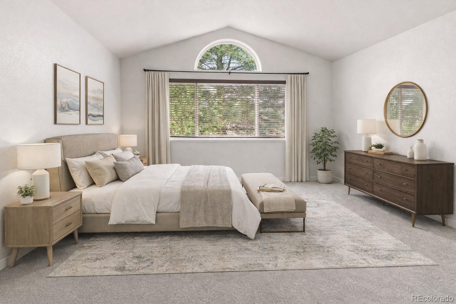 563 Ridgeview Drive Louisville, CO 80027 - Photo 24 of 33 a bed room with a bed mirror and a window